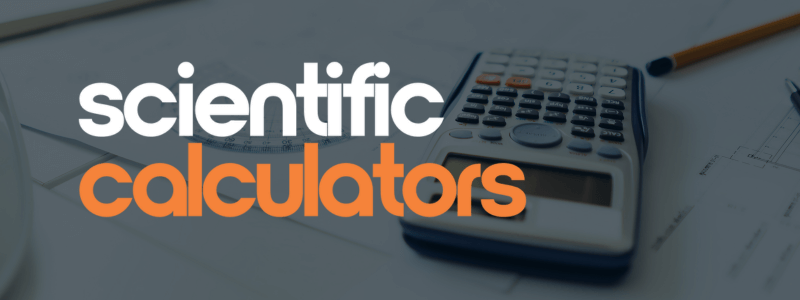 Tackle complex equations with scientific calculators equipped with advanced functionality.